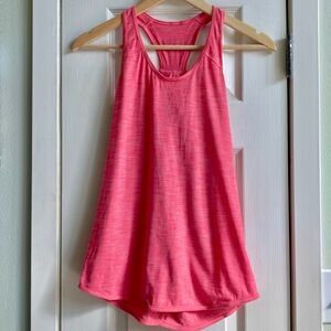 Lululemon Heather Pink Racerback Tank Top